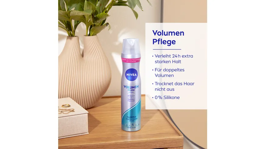 NIVEA Volumen Pflege Haarspray Extra Stark 250 ml
