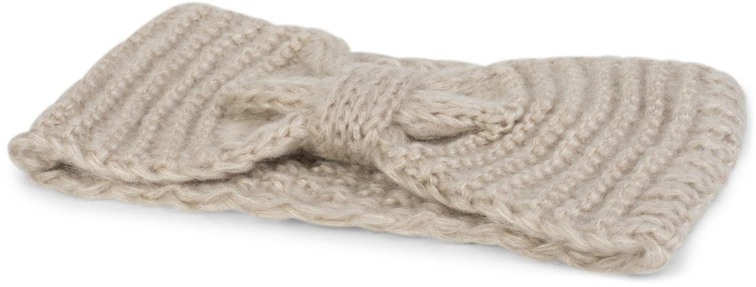 styleBREAKER Stirnband (1-St) Strick Stirnband mit Reiskorn Strickmuster