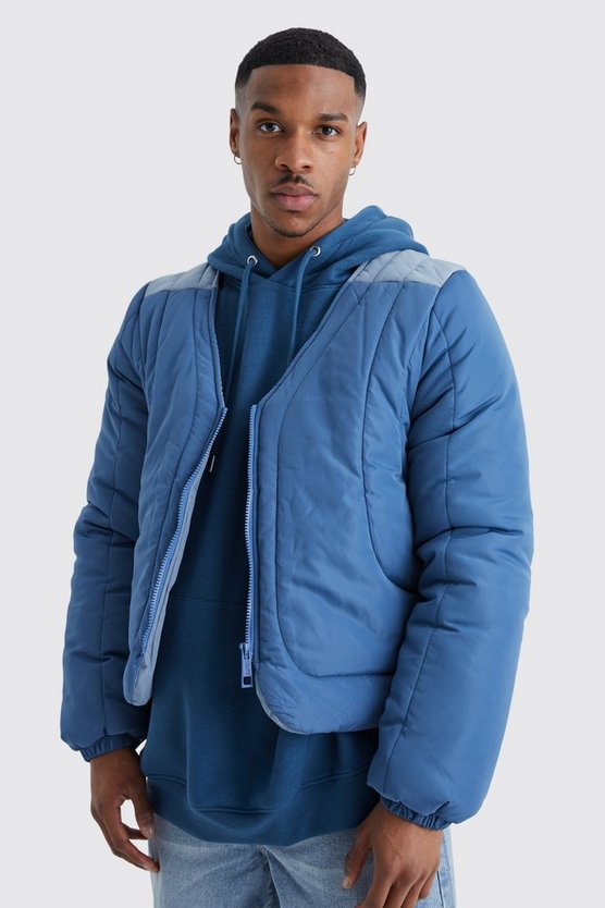 Kastige Steppjacke