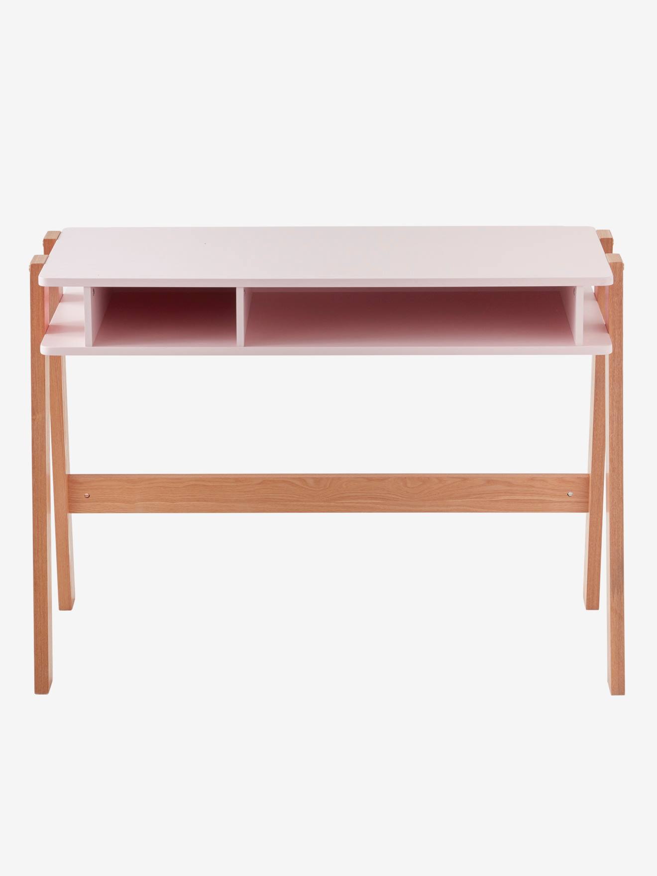 Vertbaudet Kinderschreibtisch ARCHITEKT JUNIOR - rosa/natur