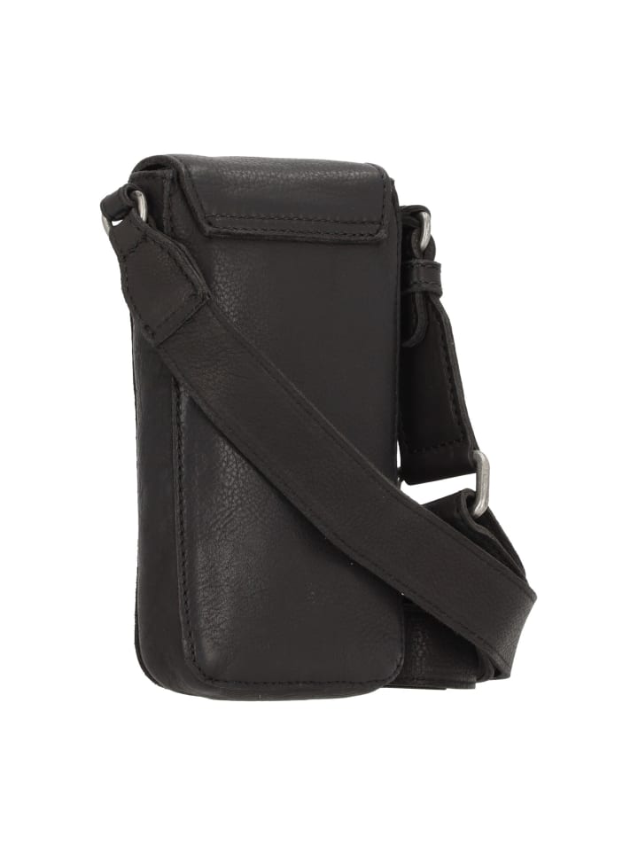 Cowboysbag Belfast Handytasche Leder 10 cm in black günstig kaufen onesize