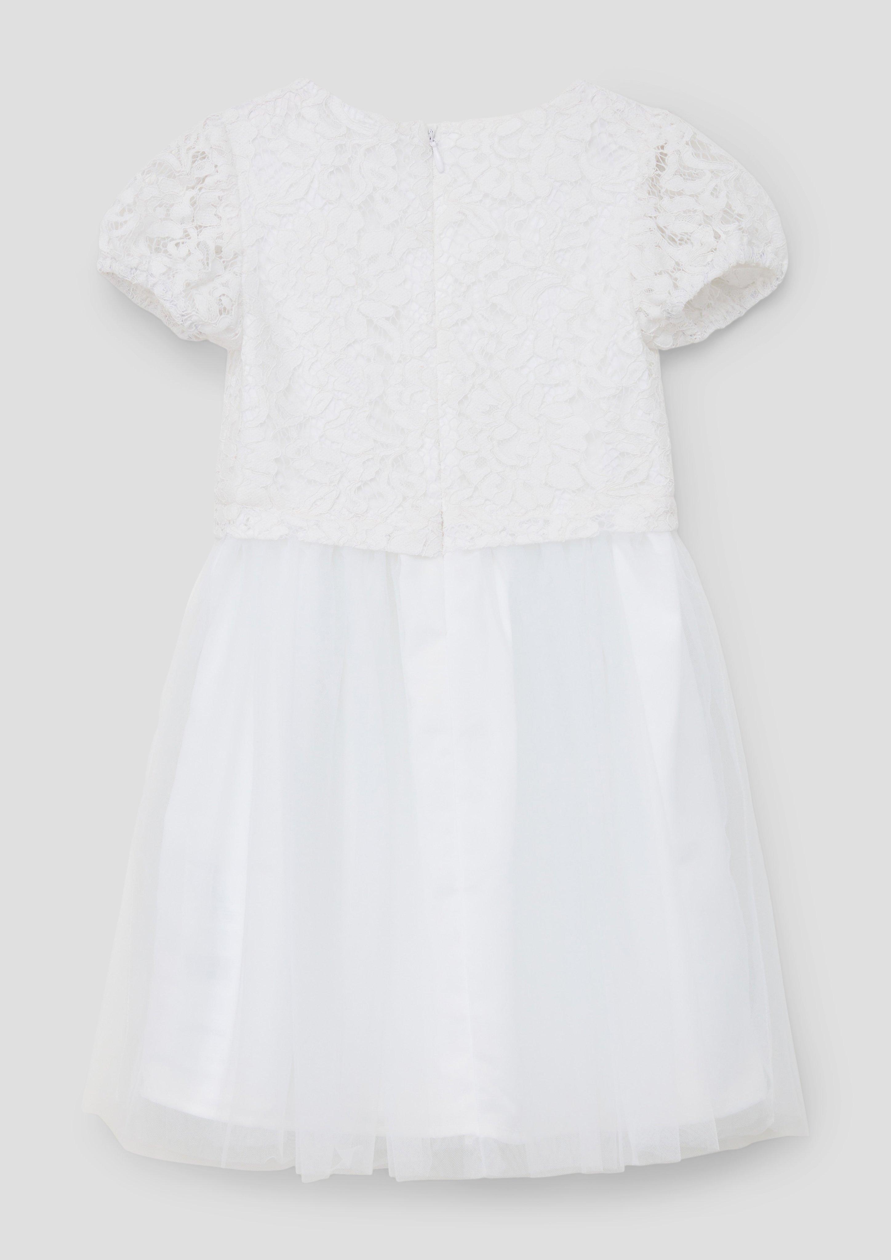 Festliches Kleid aus Spitze und Tüll  2140053-0100