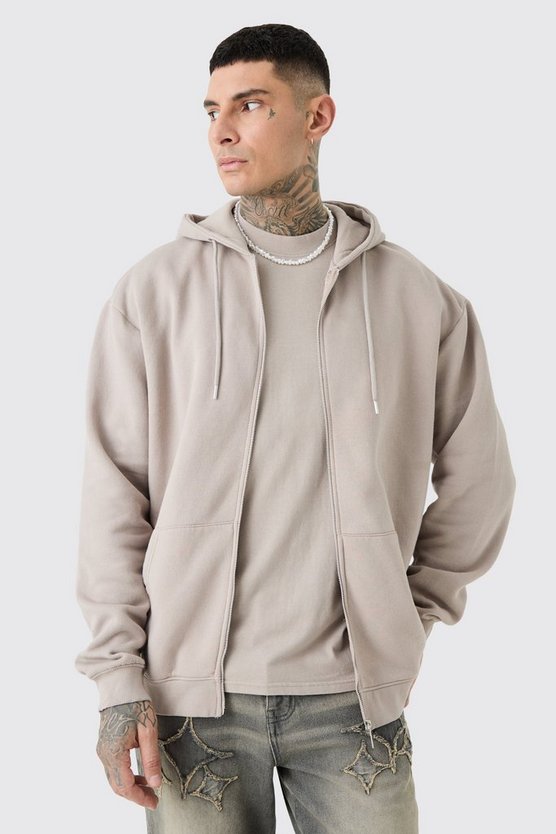 Tall Oversize Hoodie mit Reißverschluss