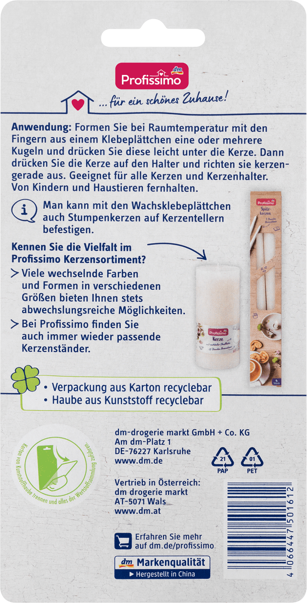 Wachsklebeplättchen, 24 St