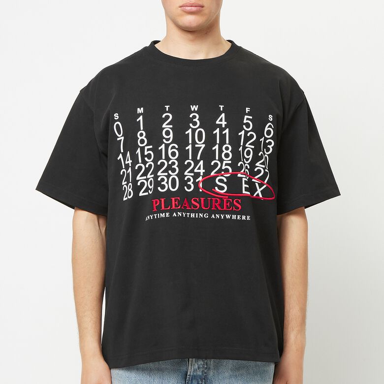 Pleasures Calendar Heavyweight T-Shirt black