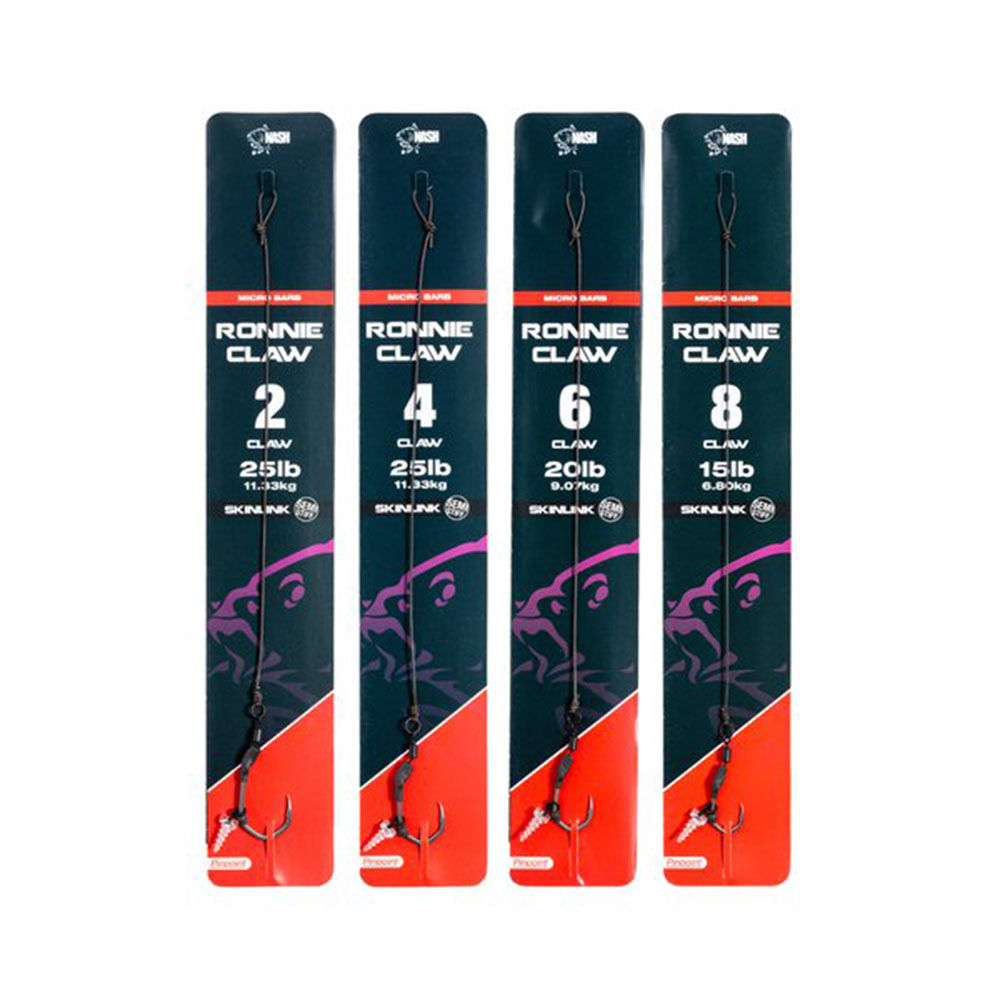 Nash Ronnie Claw Rig Micro Barbed Leader