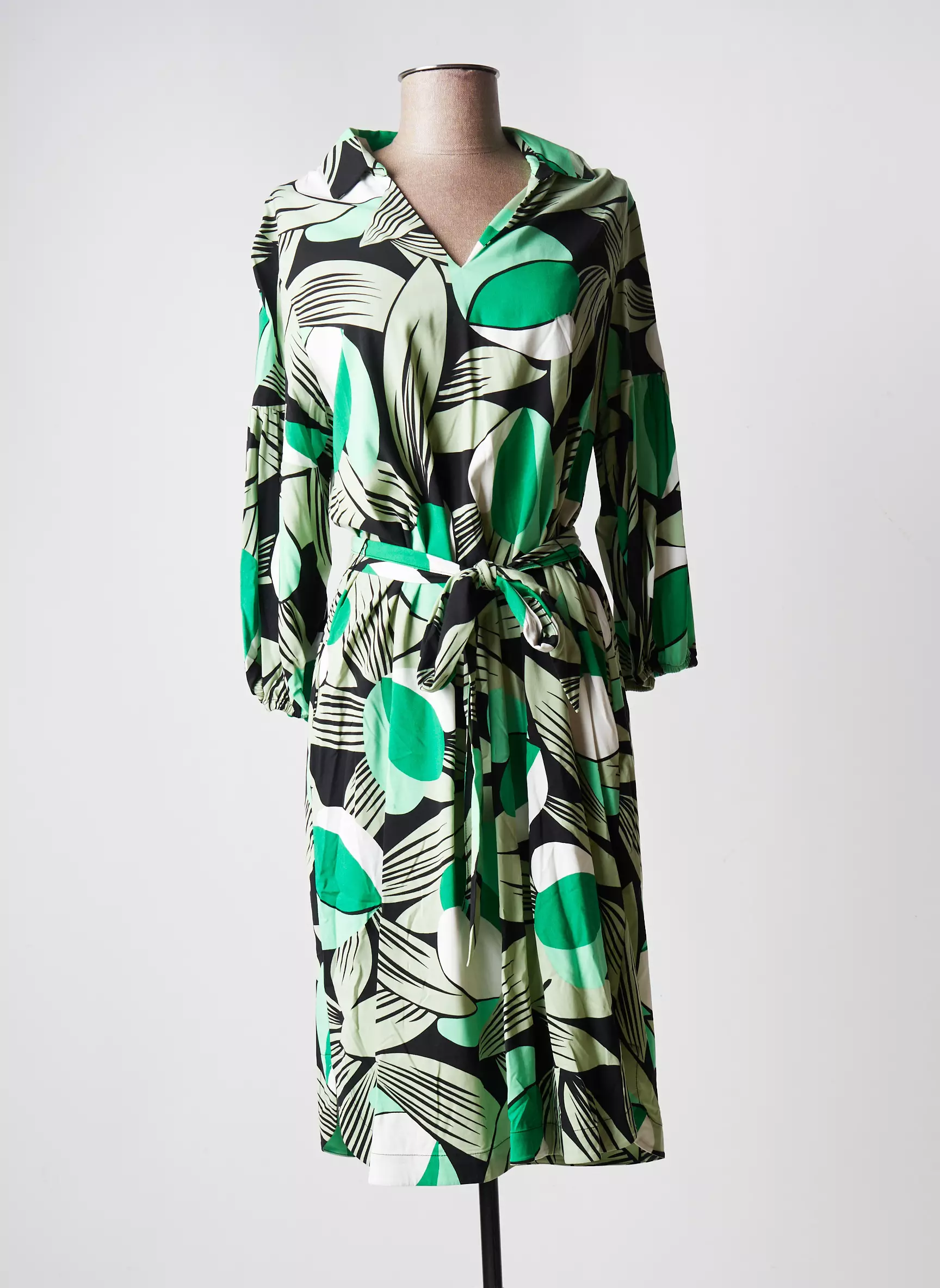 Kyra Robes Mi Longues Femme couleur vert