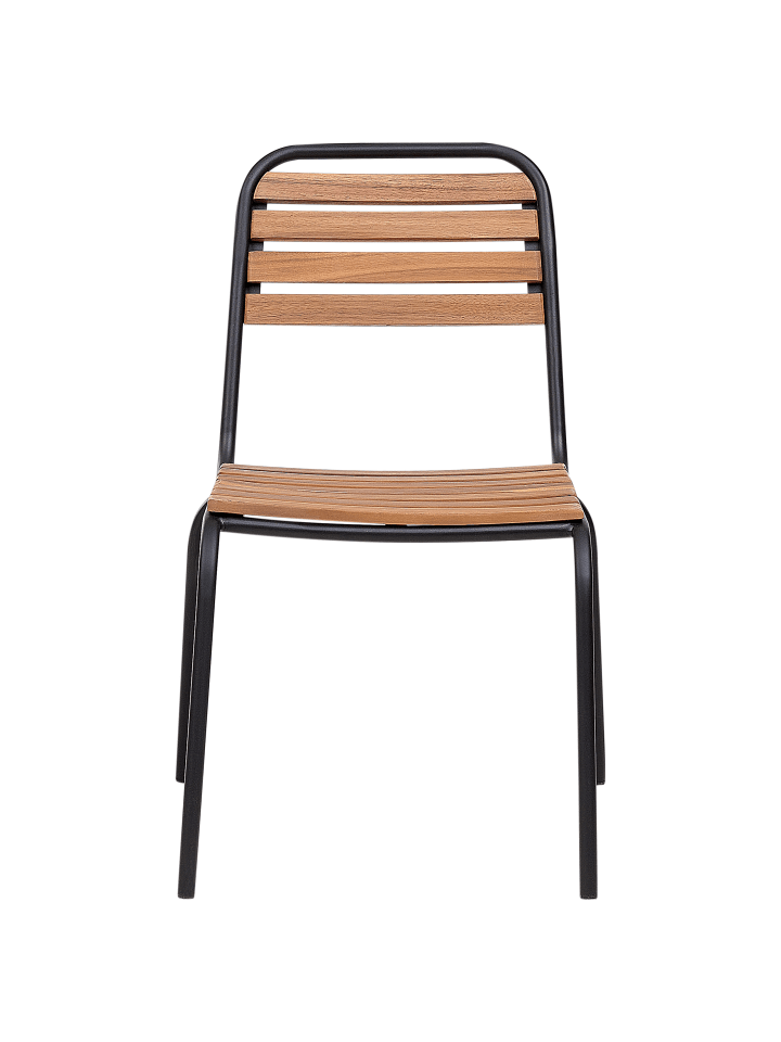 Beliani 7-tlg Gartentisch Set VALLESE in Heller Holzfarbton günstig kaufen onesize