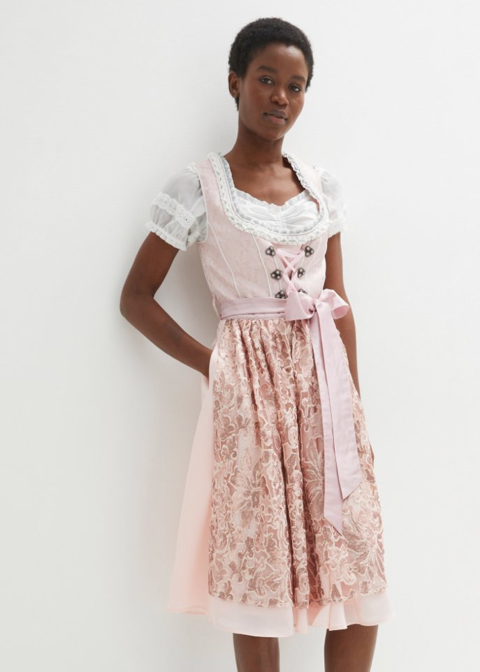 Dirndl mit Pailletten Schürze (2-tlg.Set)