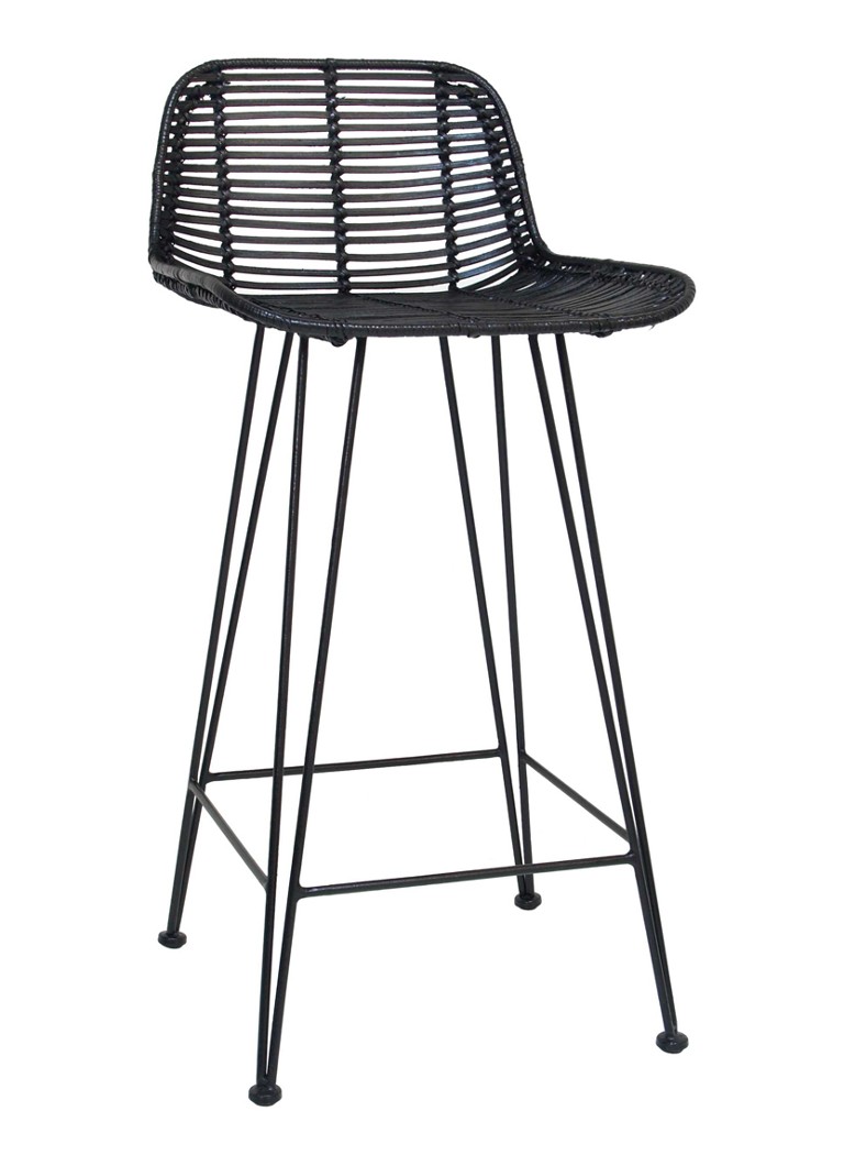 HKliving Rattan barstool