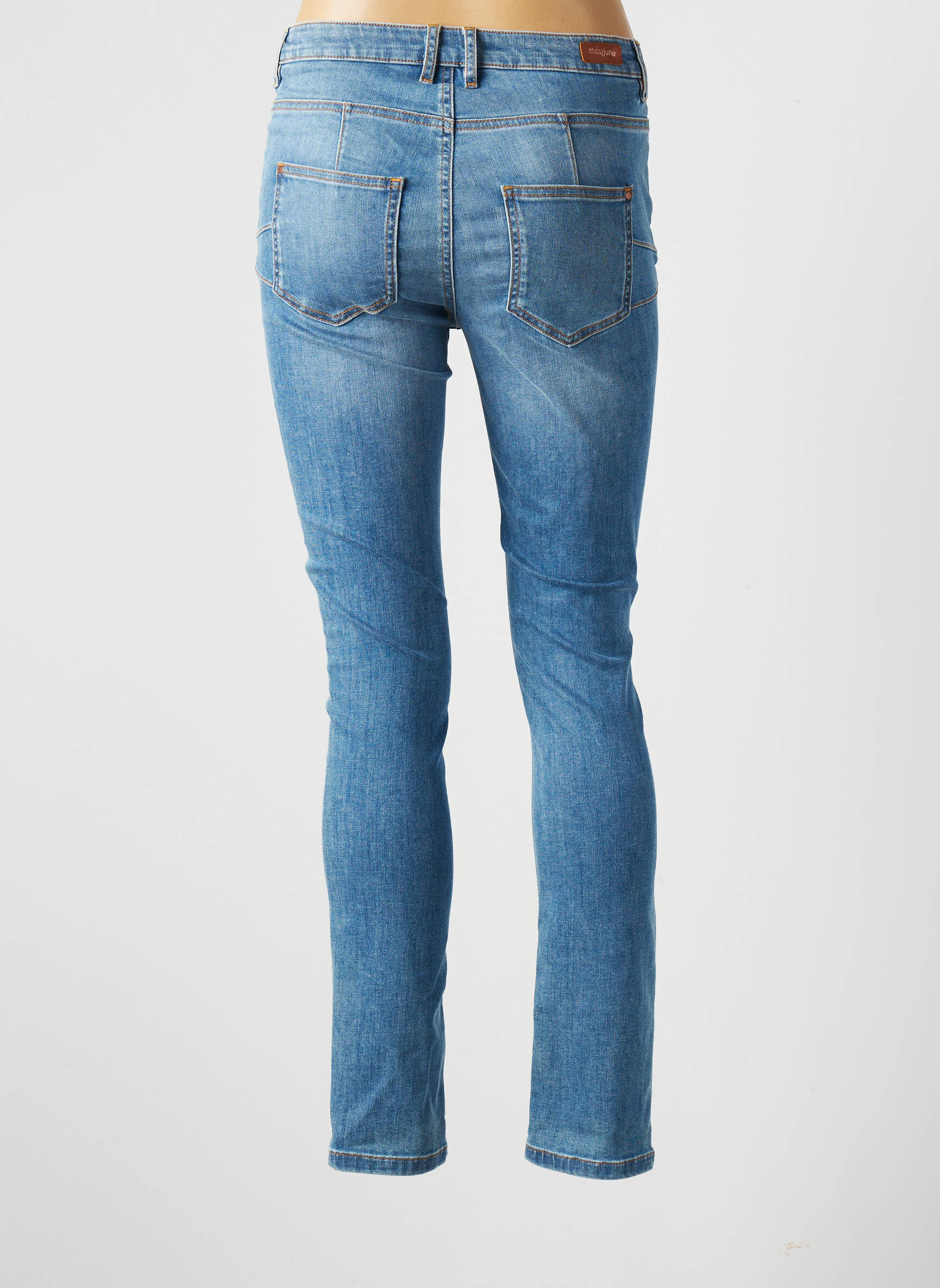 Mayjune Jeans Coupe Slim Femme couleur bleu