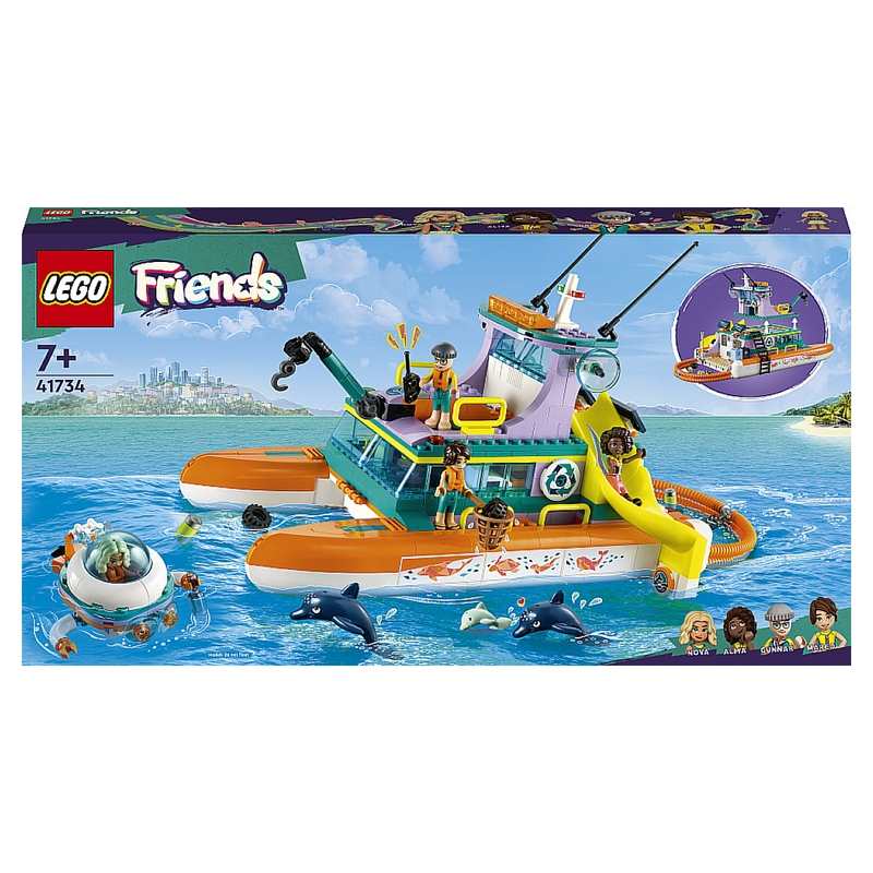 41734 Le bateau de sauvetage en mer, LEGO Friends