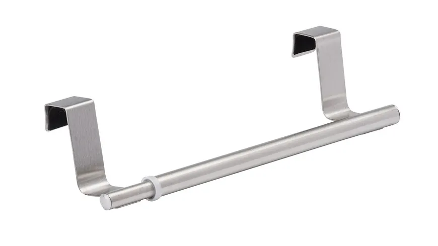 WENKO Tür-Handtuchstange Teleskop 22-35cm Silber matt