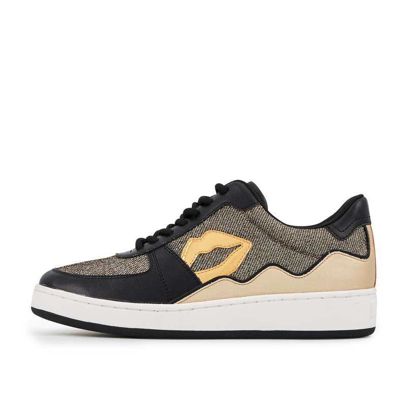 Baskets en cuir Loulou party or