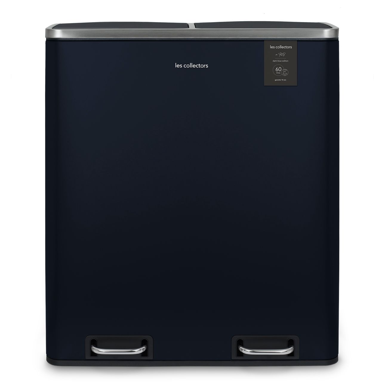 Les Collectors N°908 Mülleimer, 2 Körbe, 30 l, Schwarz (30 l, Dunkelblau)