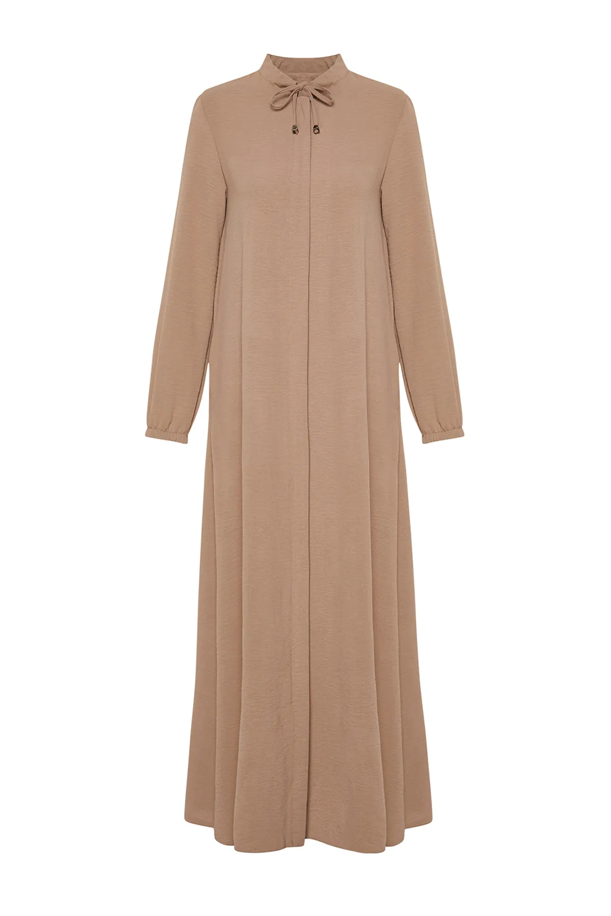 Trendyol Modest  Beige gewebte Kappe & Ferace & Abaya TCTSS24KF00025