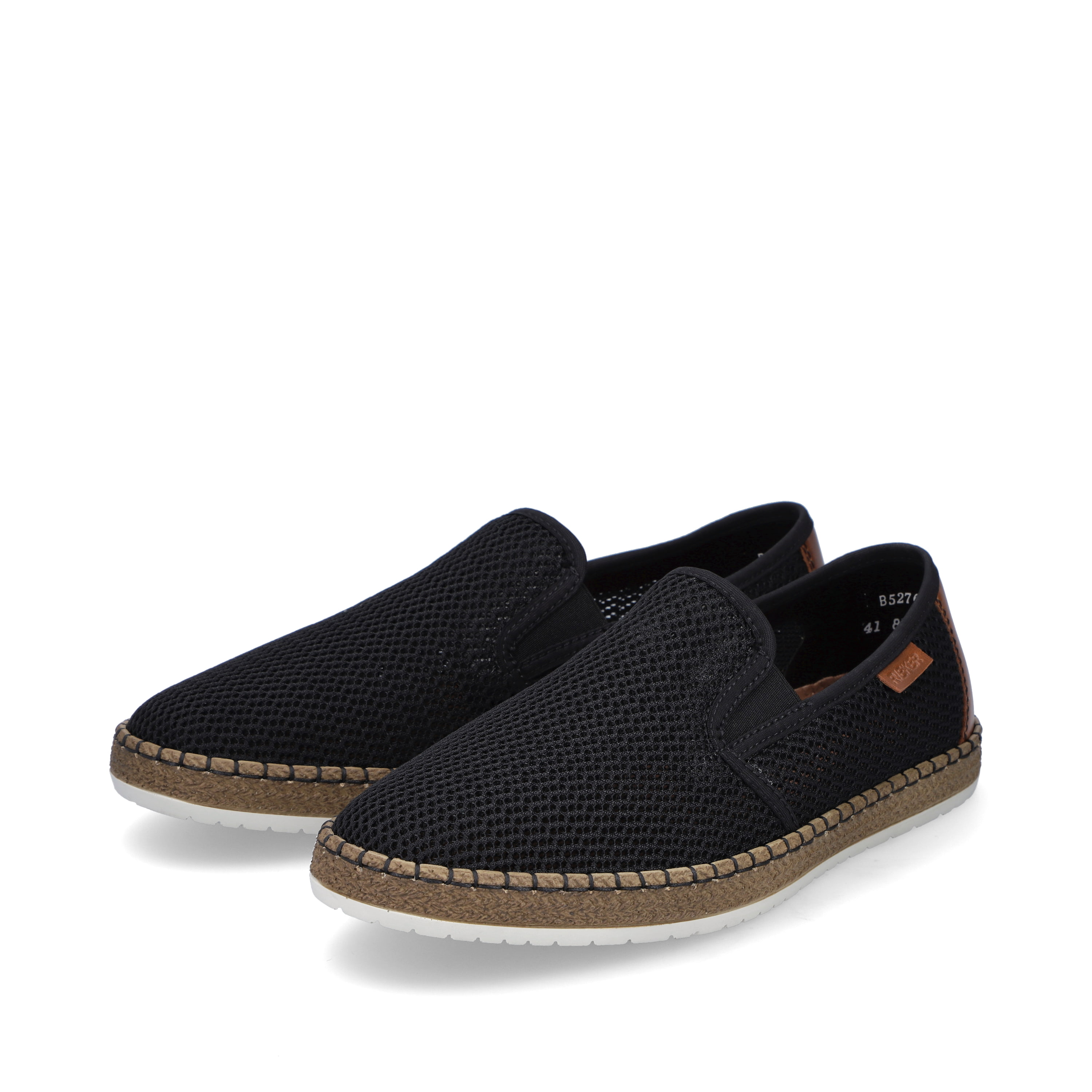Rieker Herren Slipper nachtschwarz
