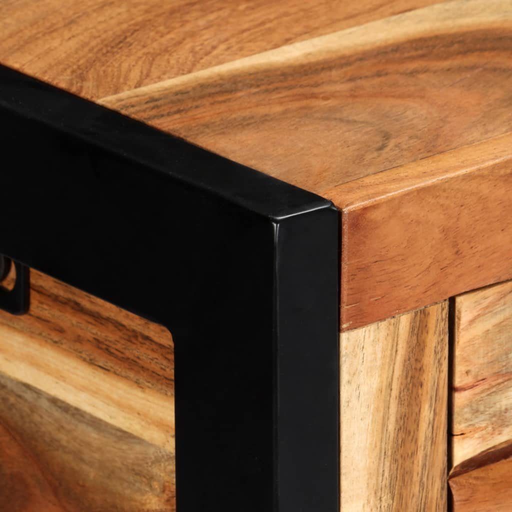 vidaXL Sideboard Sideboard 120x35x75 cm Akazie Massivholz (1 St)