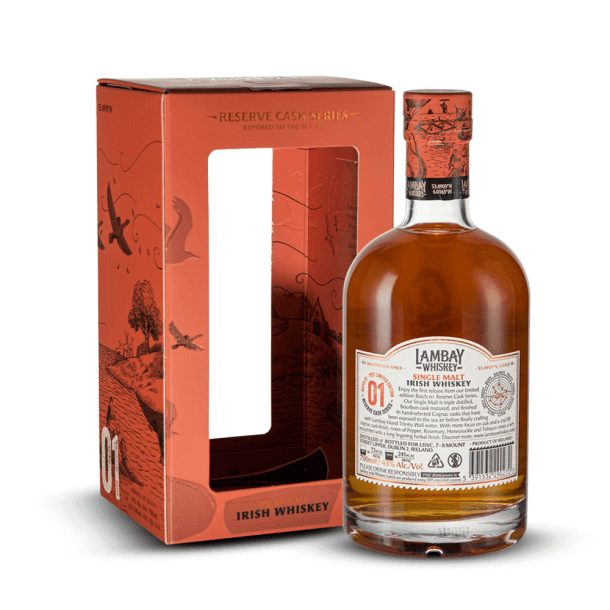 Lambay Single Malt Reserve Cask Series Batch 1 43%