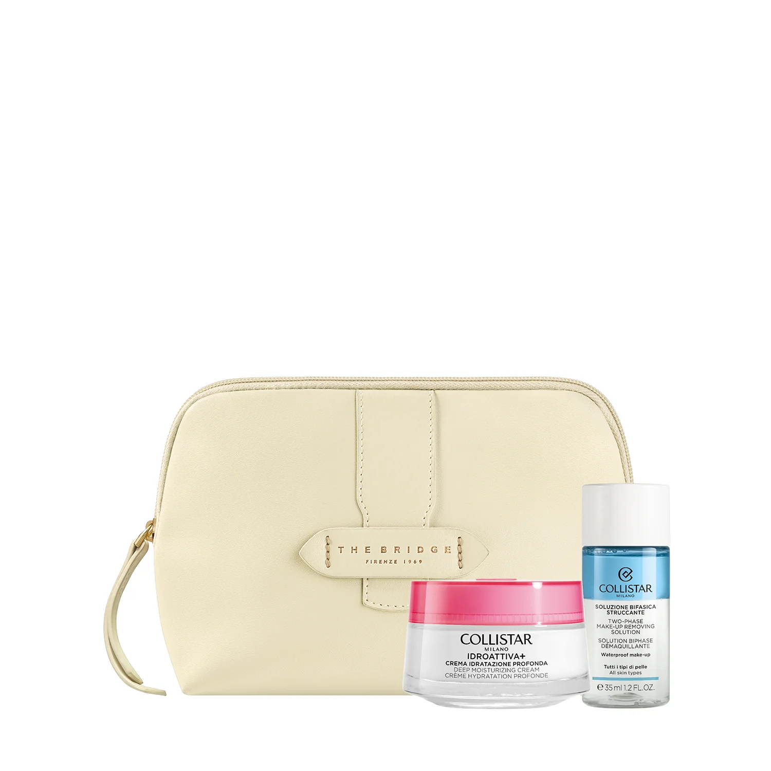Set de cremas hidratantes Idroattiva+ - Set hidratante, crema de día hidratante, desmaquillante de ojos