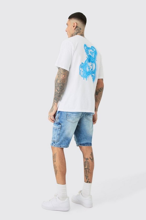 Tall Bikershorts mit geradem Bein