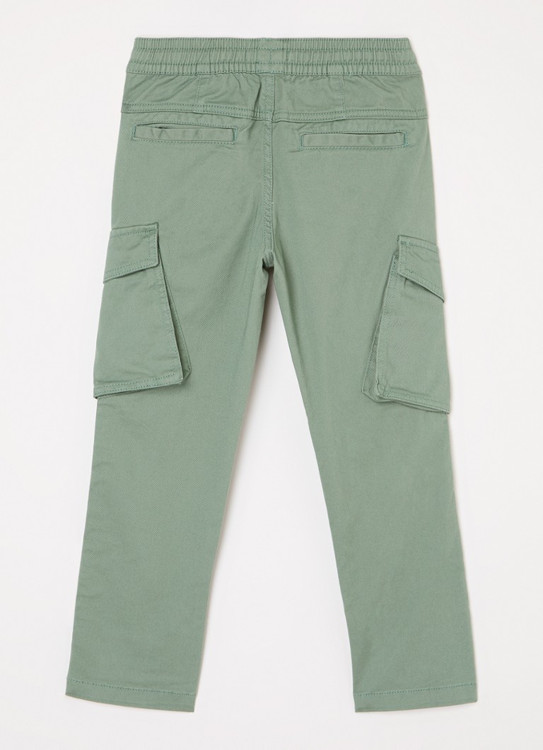 Pantaloni cargo Benetton cu logo brodat