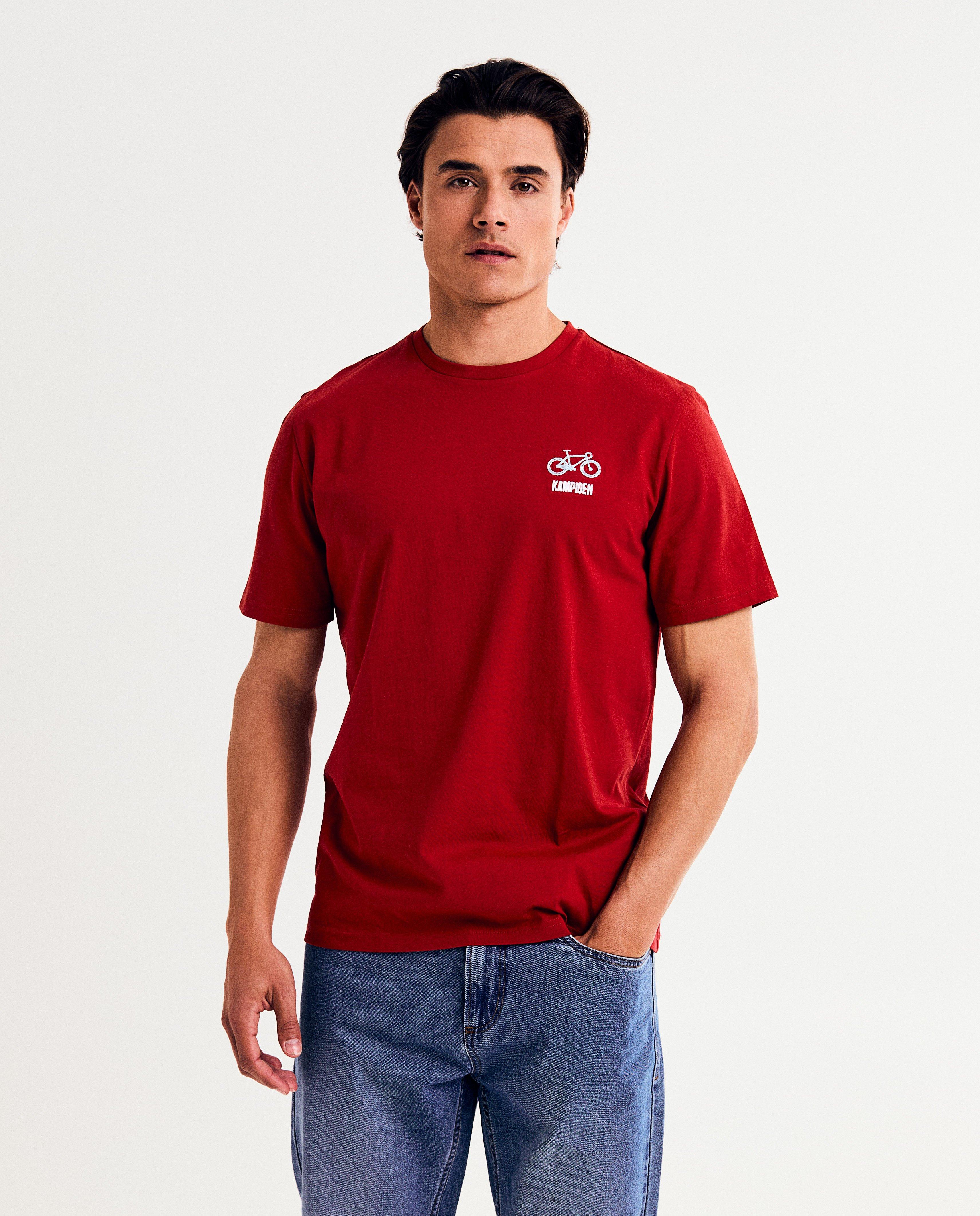 Tricou Baptiste din bumbac organic, unisex, S-XXXL, roșu