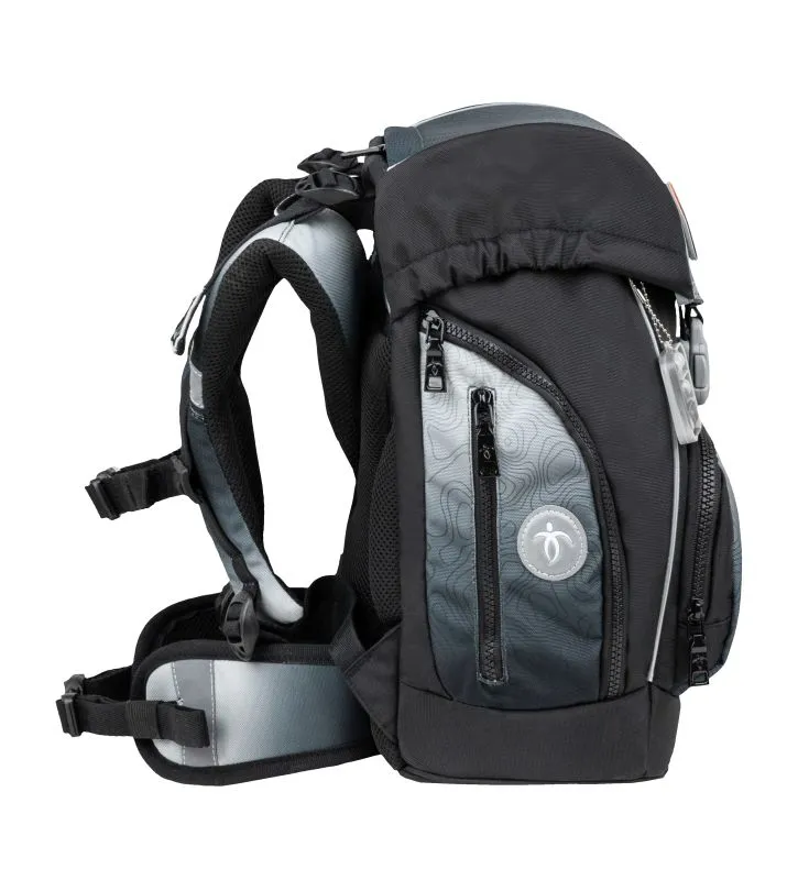 Belmil Premium Comfy Plus Schulra﻿nzen-Set 5-tlg - Black Grey