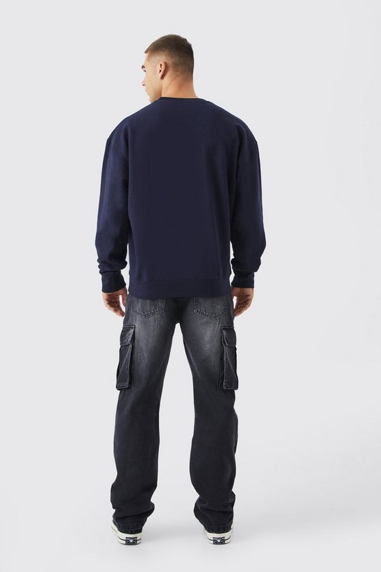 Sweatshirt mit floralem Homme Print