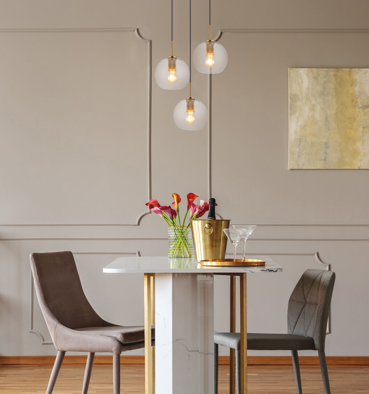 Globo Lighting - ADARA - Hängeleuchte Metall, 3x E27
