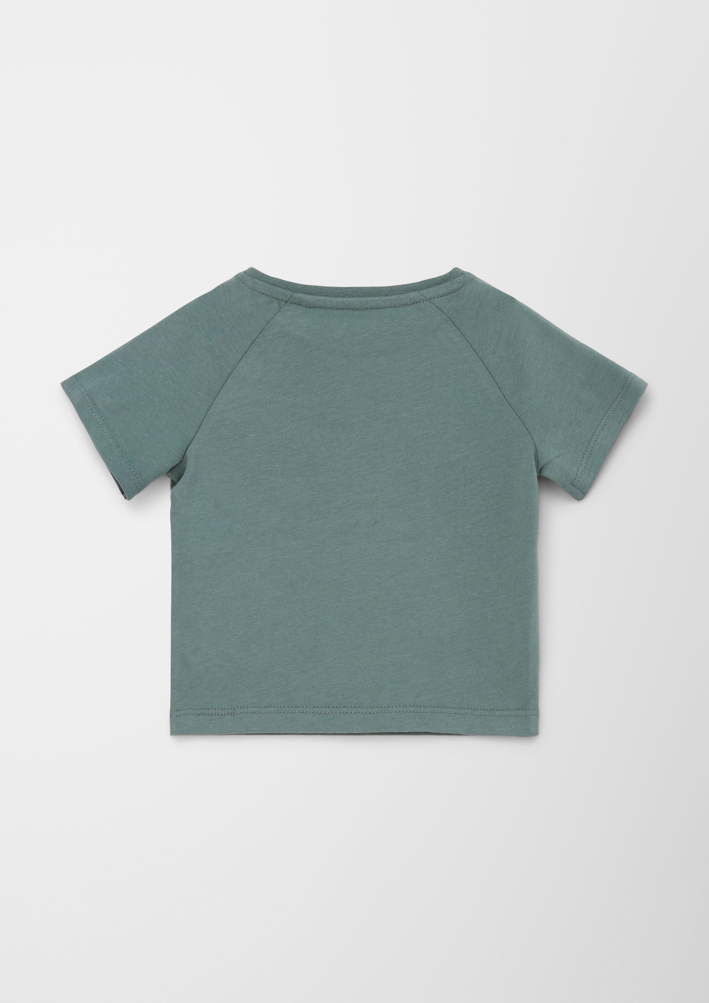 Baumwollshirt mit Schriftprint  2130762-6714