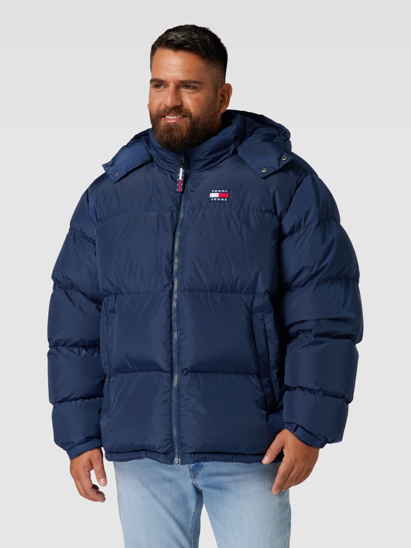 PLUS SIZE Daunenjacke mit Kapuze Modell 'ALASKA' in dunkelblau