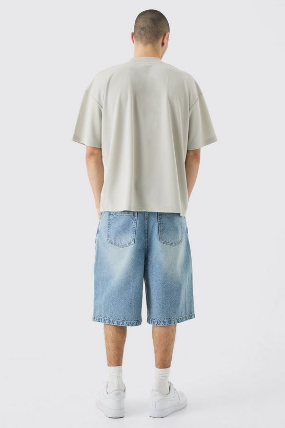 Oversize B Mesh-Oberteil