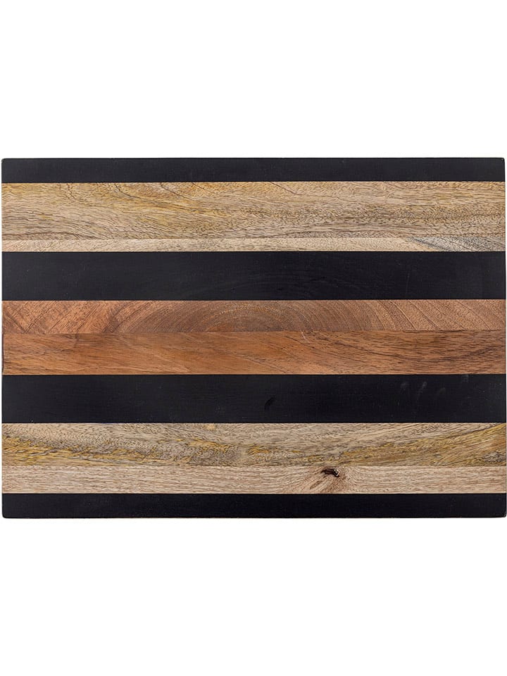 Bloomingville Schneidebrett ''Yasu'' in Schwarz/ Hellbraun -  (B)42,5 x (H)1,5 x (T)30,5 cm günstig kaufen onesize