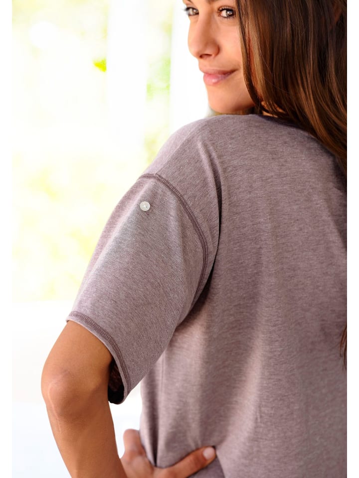 ARIZONA Sleepshirt in mauve-meliert günstig kaufen