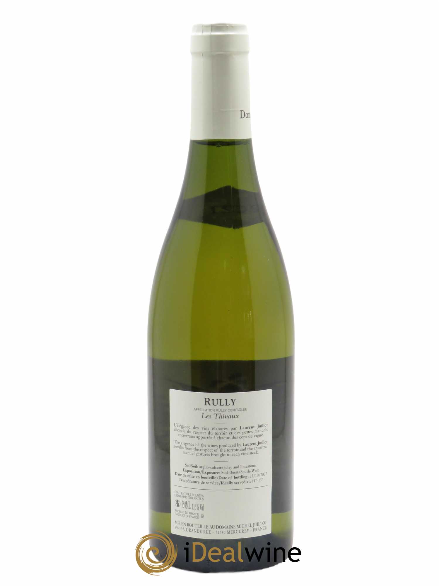 Rully Les Thivaux Michel Juillot (Domaine)  2021 - Lot de 1 Bouteille
