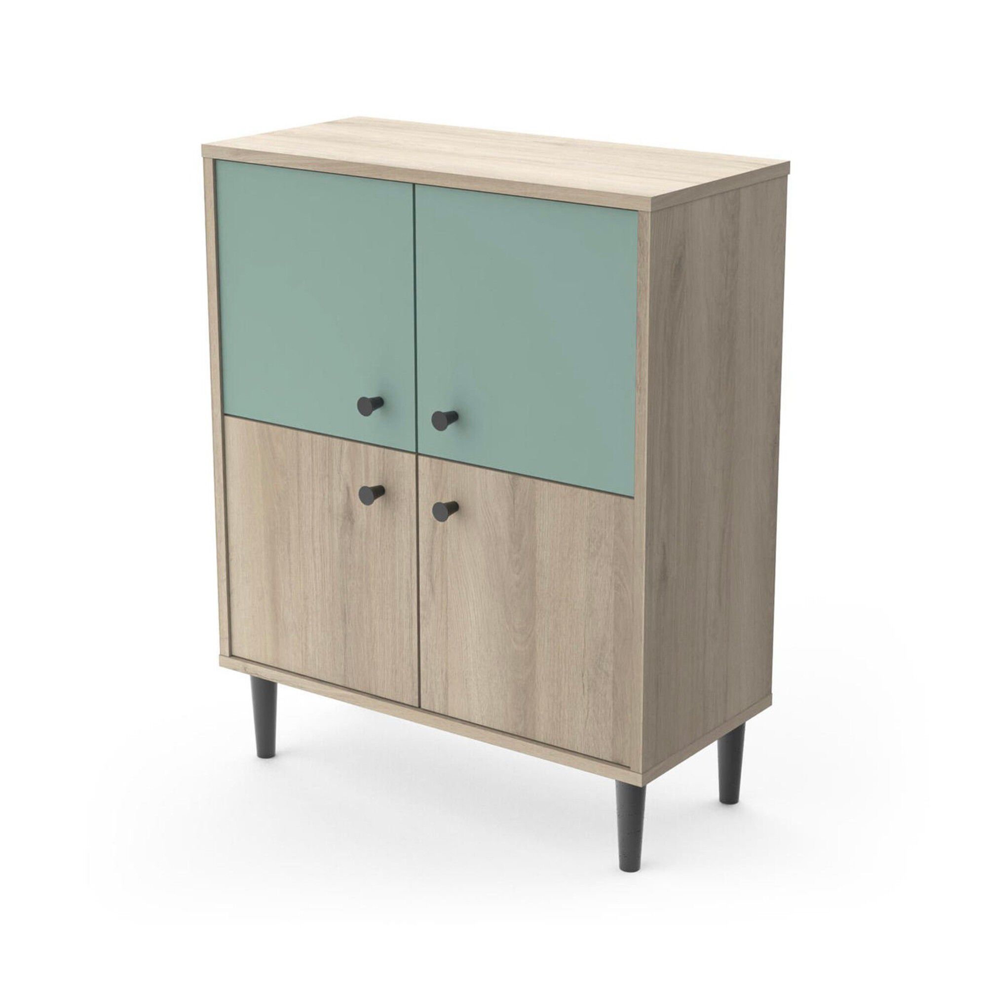 Buffet HAMFIELD 4 portes – 2 coloris