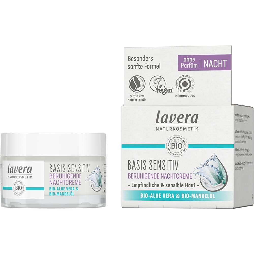 Lavera Basis Sensitiv Beruhigende Nachtcreme 50 ml