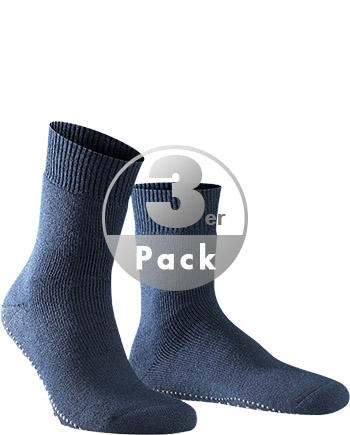 Falke, Serie Homepads, Wolle-Baumwolle rutschhemmend, marine
