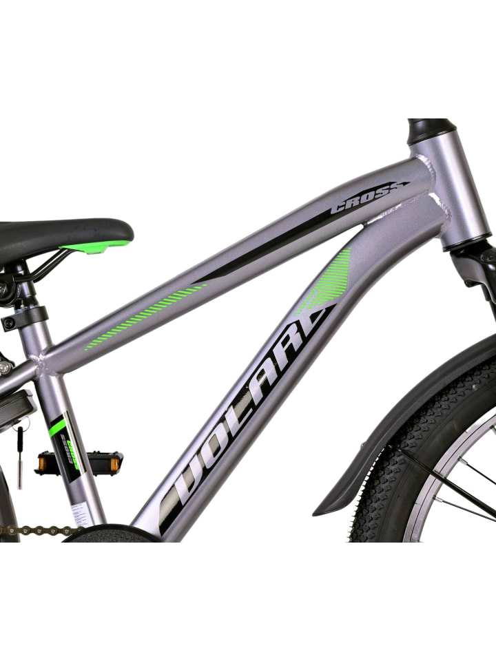 Volare Kinderfahrrad Cross Fahrrad für Jungen 20 Zoll Kinderrad in Dunkelgrau 6 Jahre günstig kaufen onesize