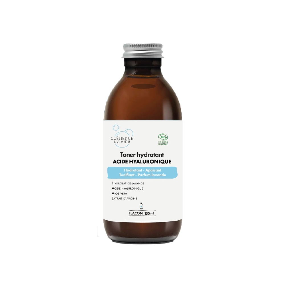 Clemence & Vivien Toner hydratant à l'acide hyaluronique Tonique