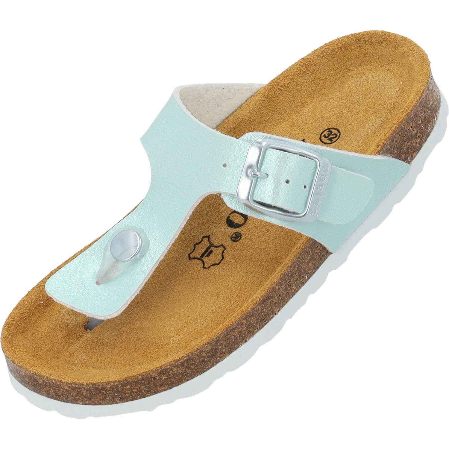 Palado Kids Kos G Metallic, Zehentrenner, Kinder, Türkis
