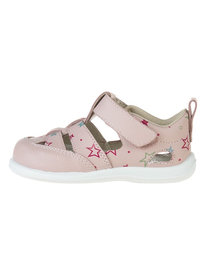 kmins Leder-Halbsandalen in Rosa günstig kaufen