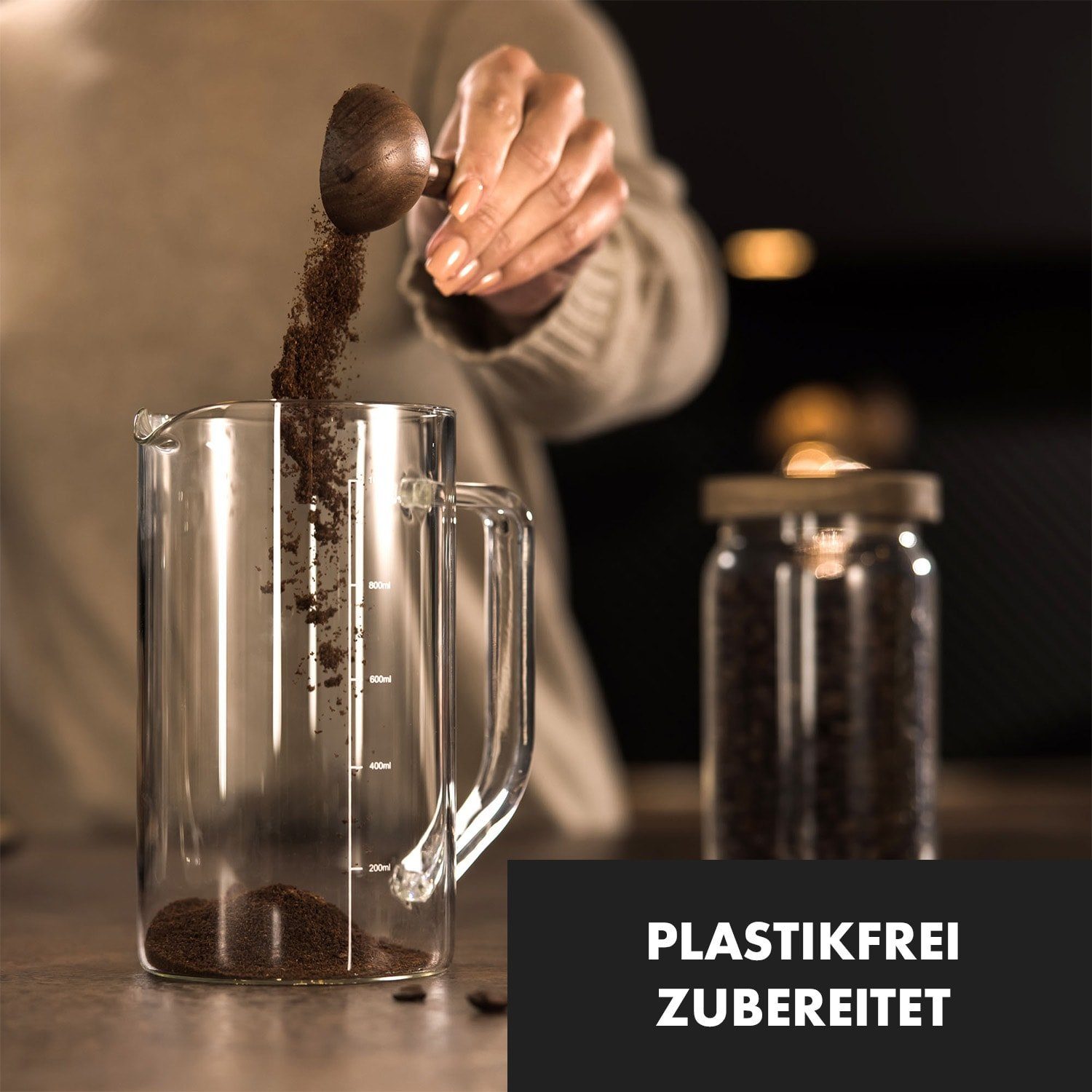 Klarstein French Press Kanne Glaswerk Ristretto