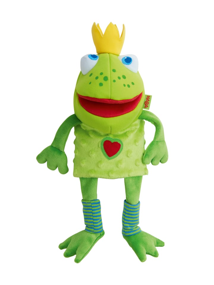 Haba Handpuppe Handpuppe Froschkönig, 26 cm in mehrfarbig günstig kaufen onesize