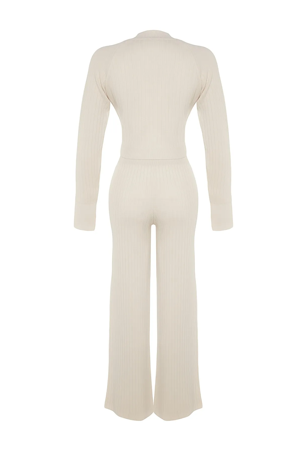 Trendyol Collection  Stone Crop Strickoberteil und Unterteil-Set TWOAW24AU00033