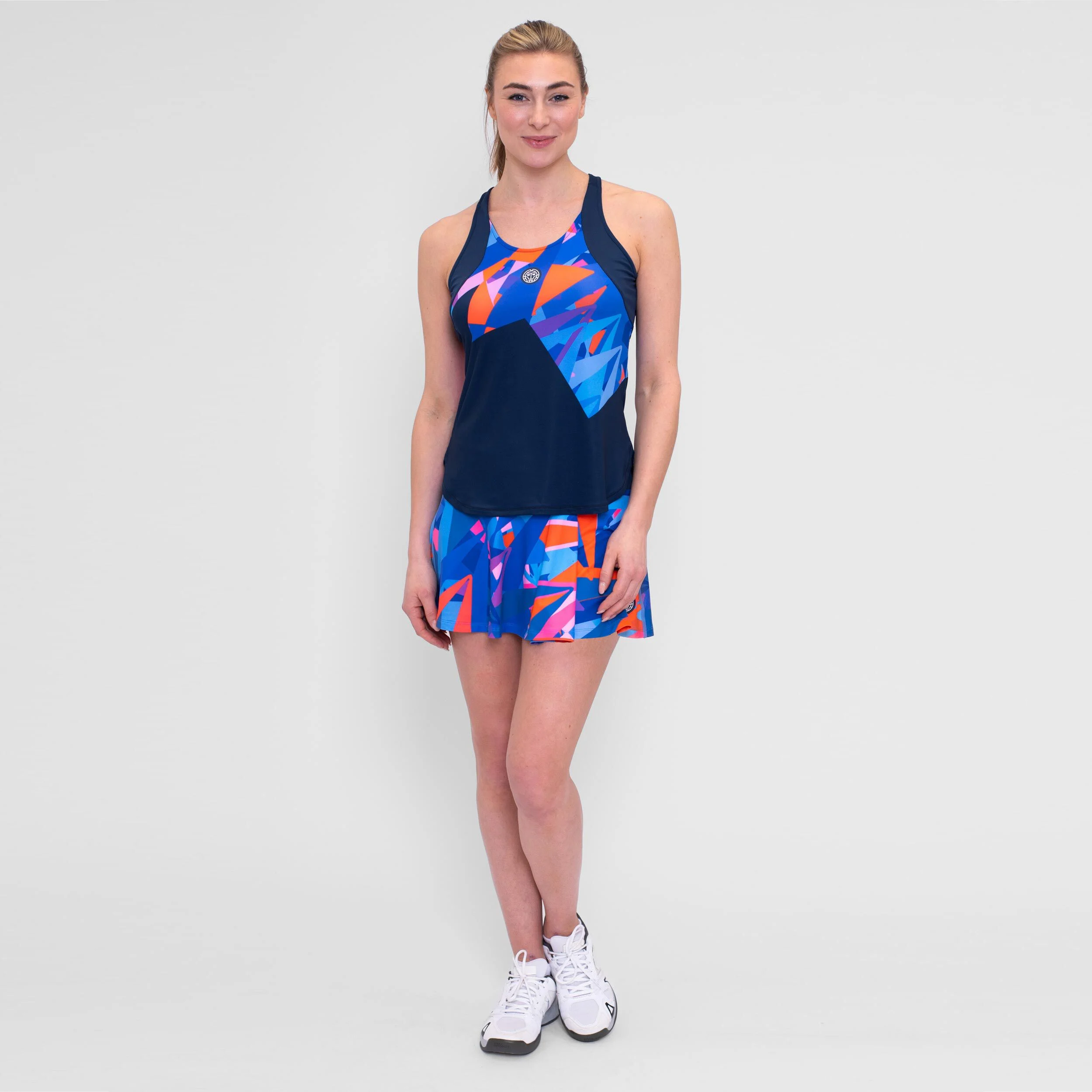 Spike Printed Wavy Rock Damen - Dunkelblau, Blau