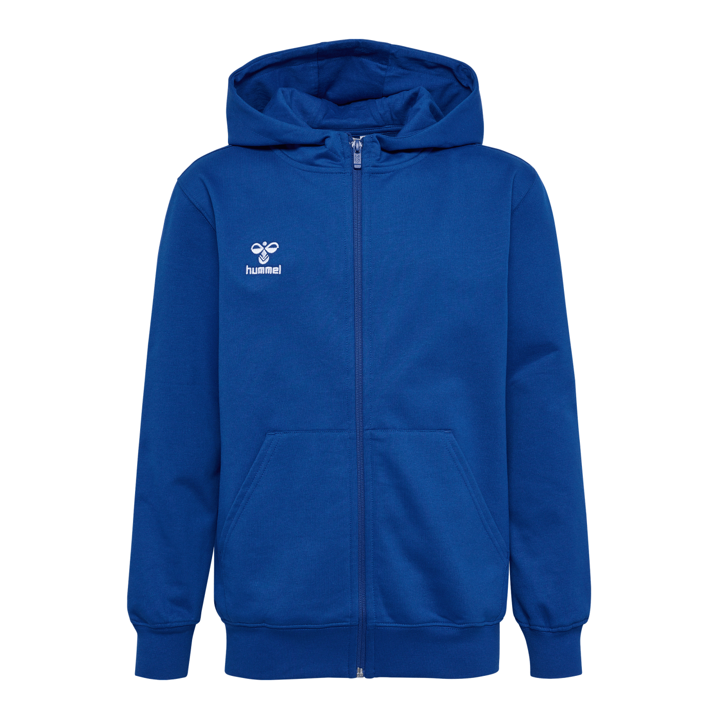 Hummel GO 2.0 Kapuzenjacke Kids Blau F7045
