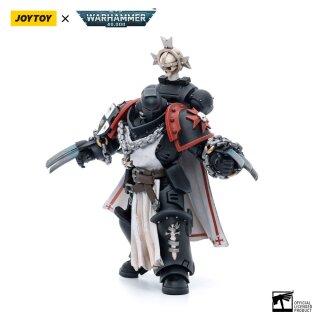 Warhammer 40k Actionfigur 1/18 Black Templars Primaris Sword Brethren Alberic 12 cm
