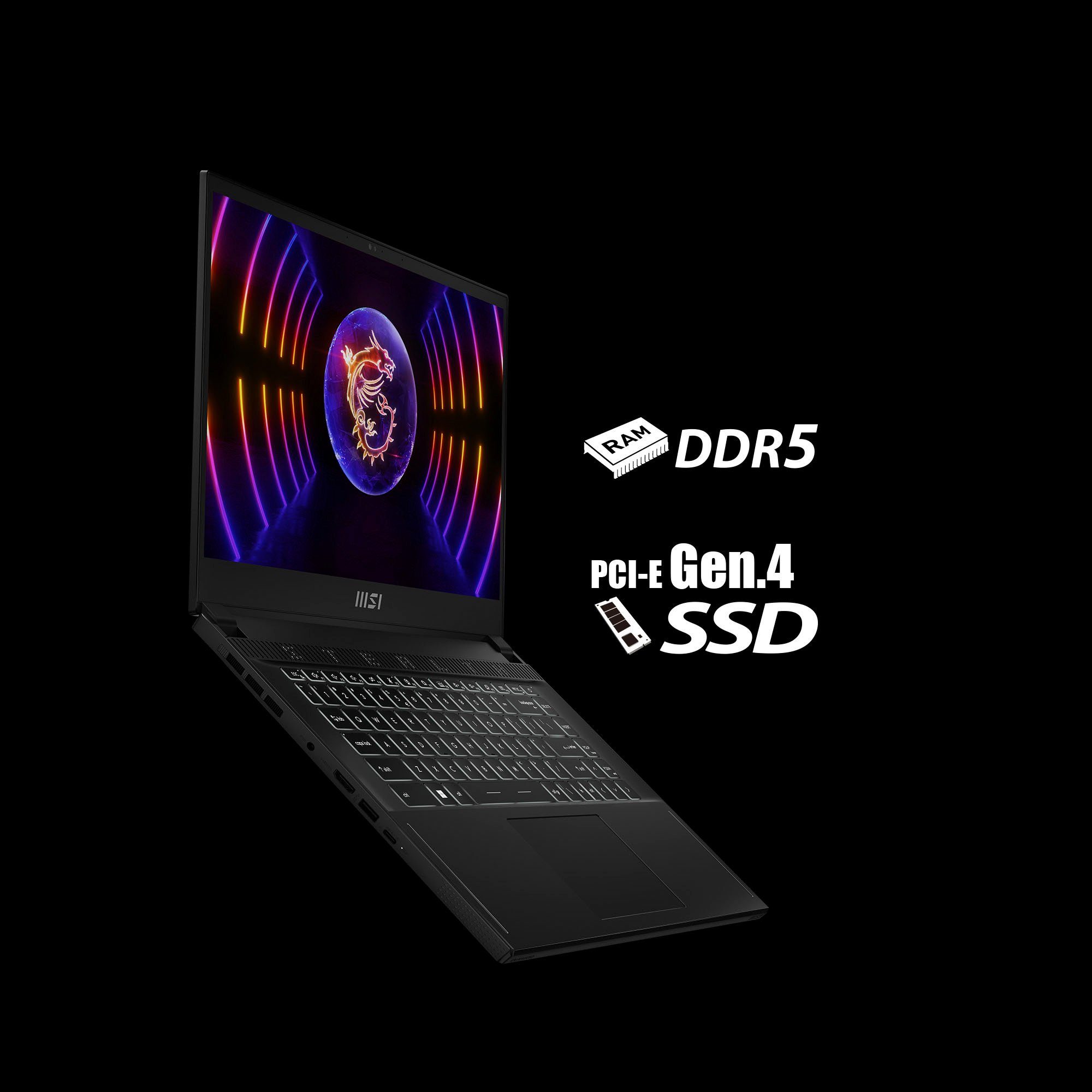 MSI Stealth 15 A13VF-052 Gaming-Notebook (39,6 cm/15,6 Zoll, Intel Core i7 13620H, GeForce RTX 4060, 1000 GB SSD, OLED-Display)